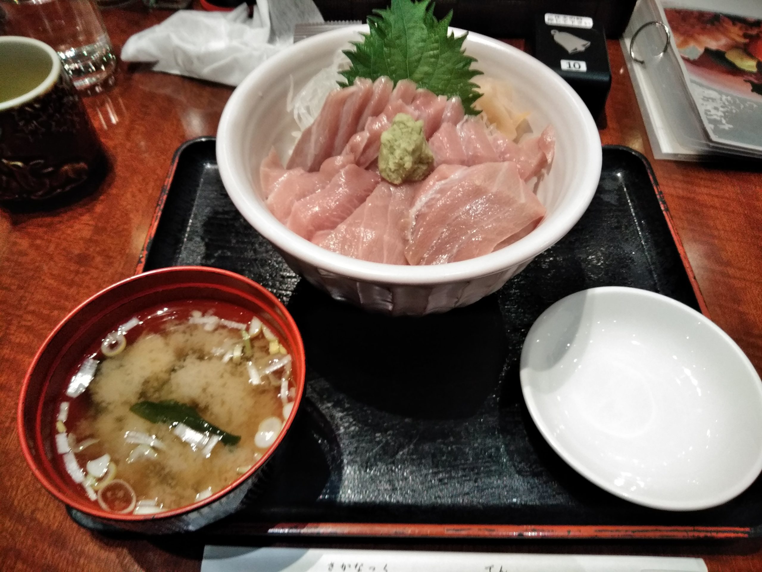 魚っ喰いの田 新青森駅店で絶品の青森県産本マグロを食べた